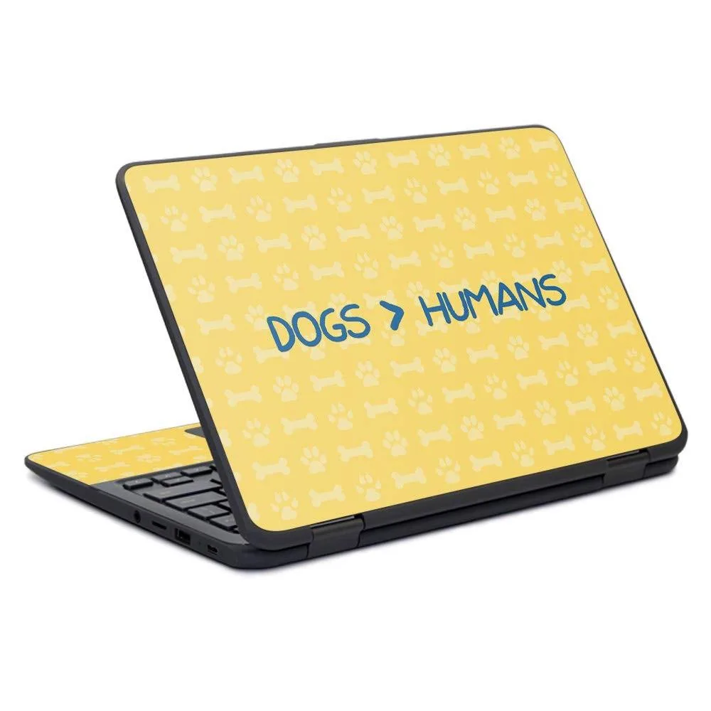 MightySkins MightySkins Skin for HP Chromebook x360 11 G11 2017 Dogs Over Humans 2 in 1 accessory — product photo