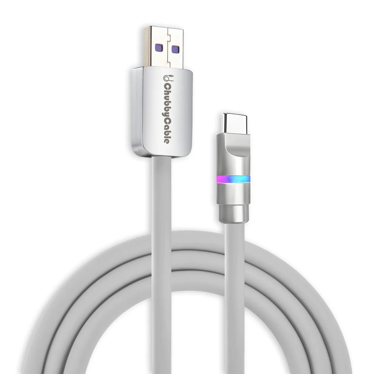 Batianda Batianda 2 in 1 accessory USB-A to Type-C 100W 1.64 FT Gray — product photo