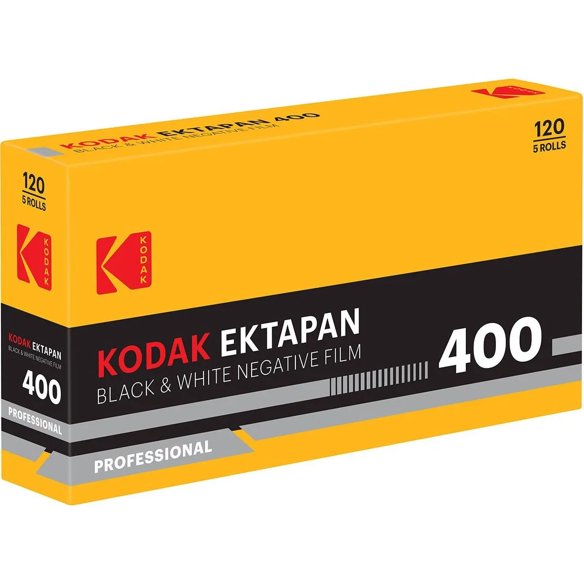 Kodak Kodak Ektapan 400 120 Black and White Negative Film 5-Pack 7519622 — product photo