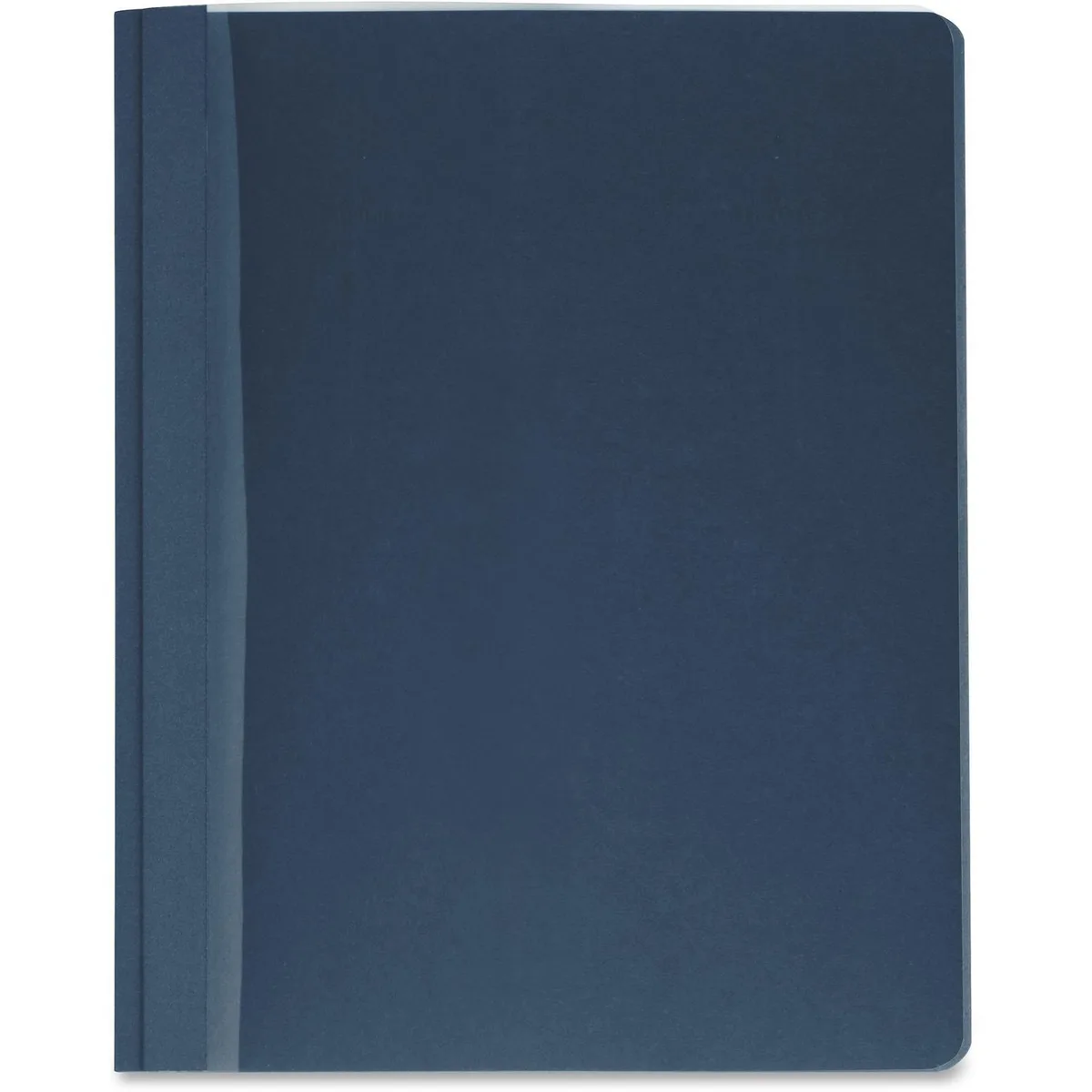 Box of 25 clear-front report covers with textured back cover and three fasteners