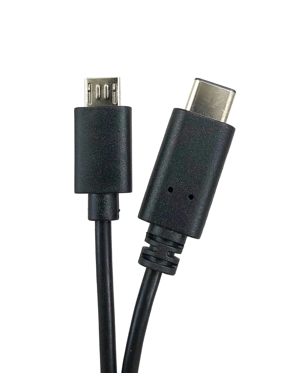 Micro Connectors Micro Connectors E07-318C2MB-1M USB 2.0 Type-C to Micro B Cable 3.3 ft — product photo