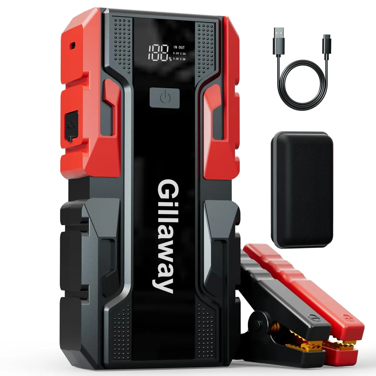  Gillaway Cocy-001B 3000A jump starter 9.0L petrol 7.0L diesel — product photo