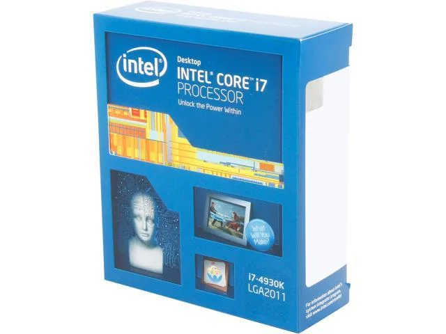Intel Intel Core i7-4930K Ivy Bridge-E 6-Core 3.4 GHz LGA 2011 130W desktop processor — product photo
