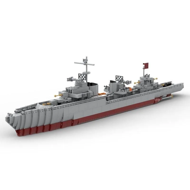 ZITIANYOUBUILD ZITIANYOUBUILD MOC-57481 1/200 German Z43 Destroyer 1529 Parts Educational — product photo
