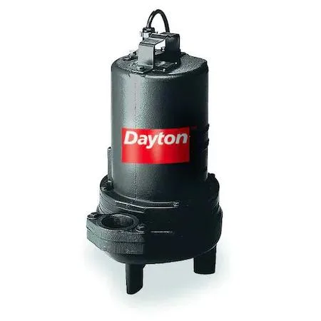 Dayton Dayton 4HU88 Sewage Ejector Pump 2 hp 240VAC 165 gpm at 20 ft — product photo