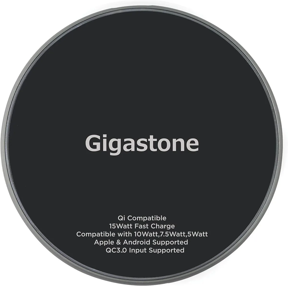 Gigastone Corporation Gigastone Wireless Charging Pad 15W Black — product photo
