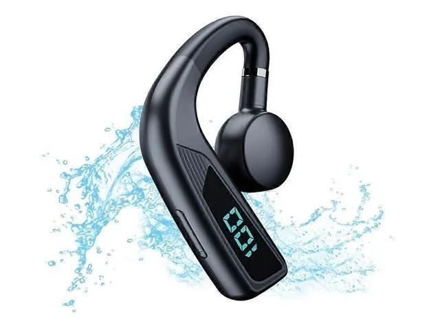 LORDWORLD LORDWORLD Open Ear Bluetooth 5.2 Earbuds 30Hrs IPX7 USB-C Black — product photo