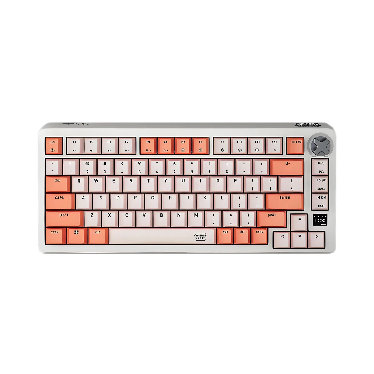 Cherry Cherry PIXIU75 81 Keys Wireless Gaming Keyboard, Red MX2A Switches, White — product photo