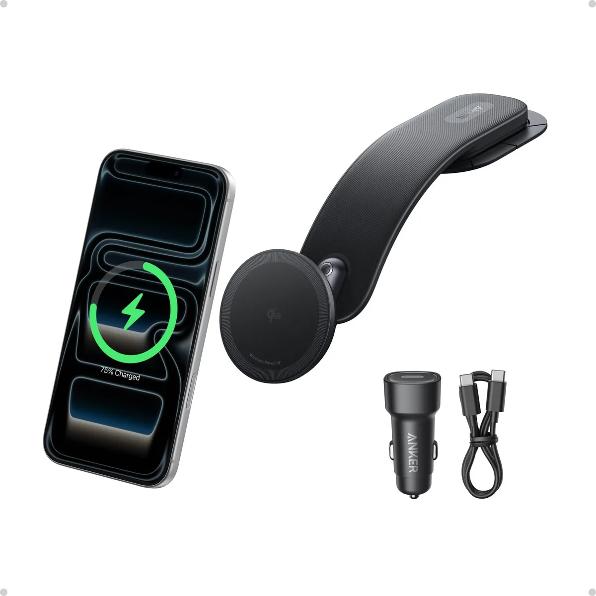  Anker B2216 Nano Magnetic 15W Car Charger with Alloy Bracket Wireless — product photo