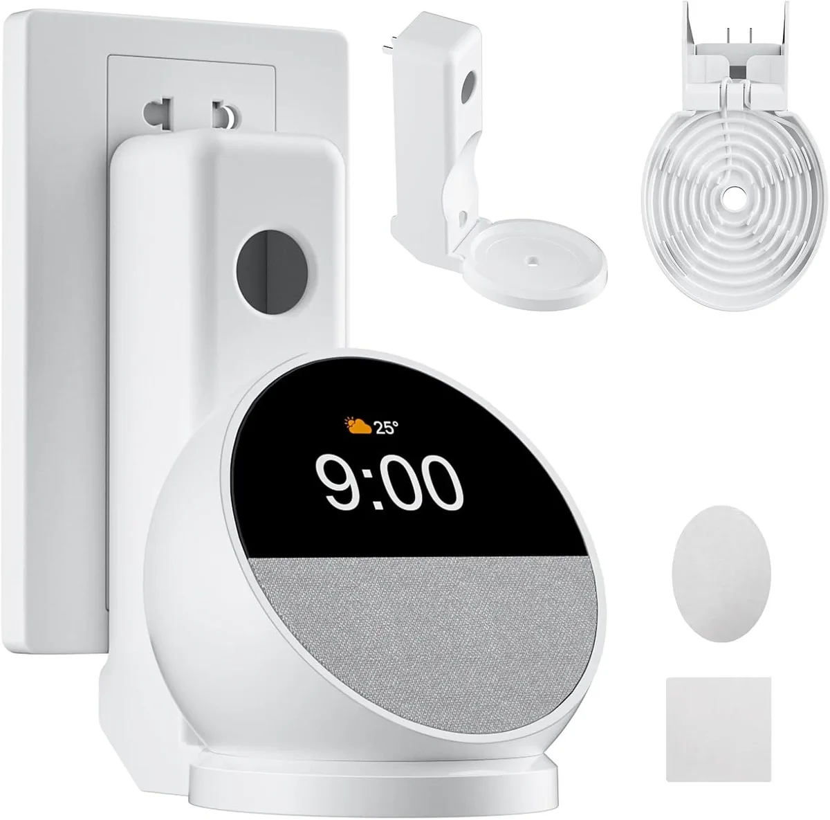 Werleo Werleo Wall Mount Stand for Echo Spot 2024 White 11' — product photo
