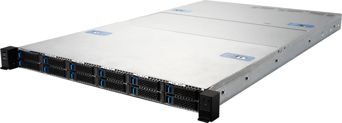 MSI MSI S1205-01 barebone server, 12 NVMe/SATA bays, 32 DIMMs, 1300W — product photo