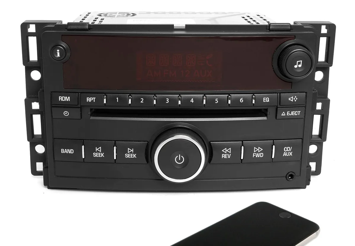 1 Factory Radio 1 Factory Radio 15850680 AM FM CD Receiver Bluetooth Aux 2006-2007 Saturn Ion Vue — product photo