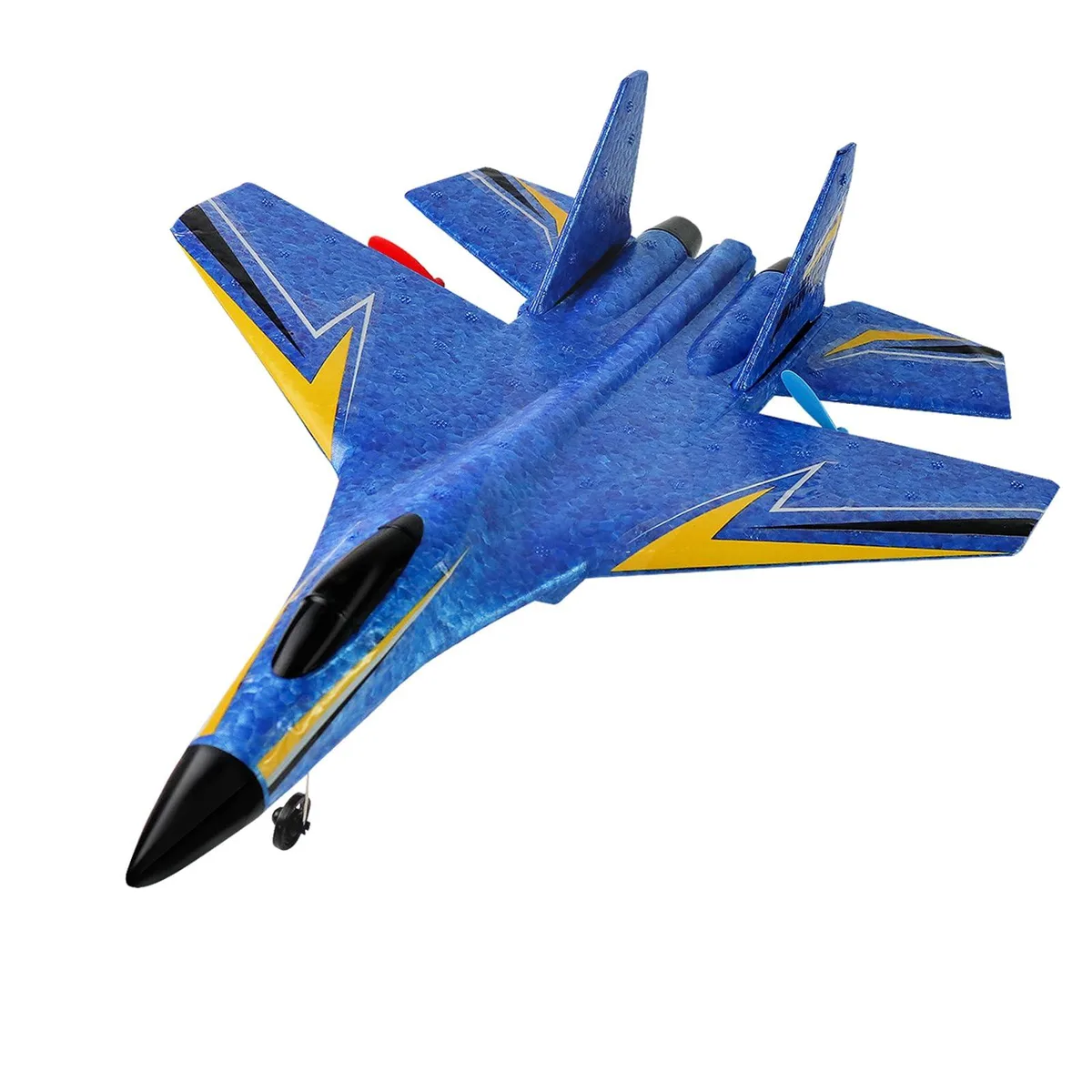  SU-27 Yellow Foam RC Plane 2.4GHz 2-Channel 250mAh Battery 100m Range 10-15min Flight — product photo