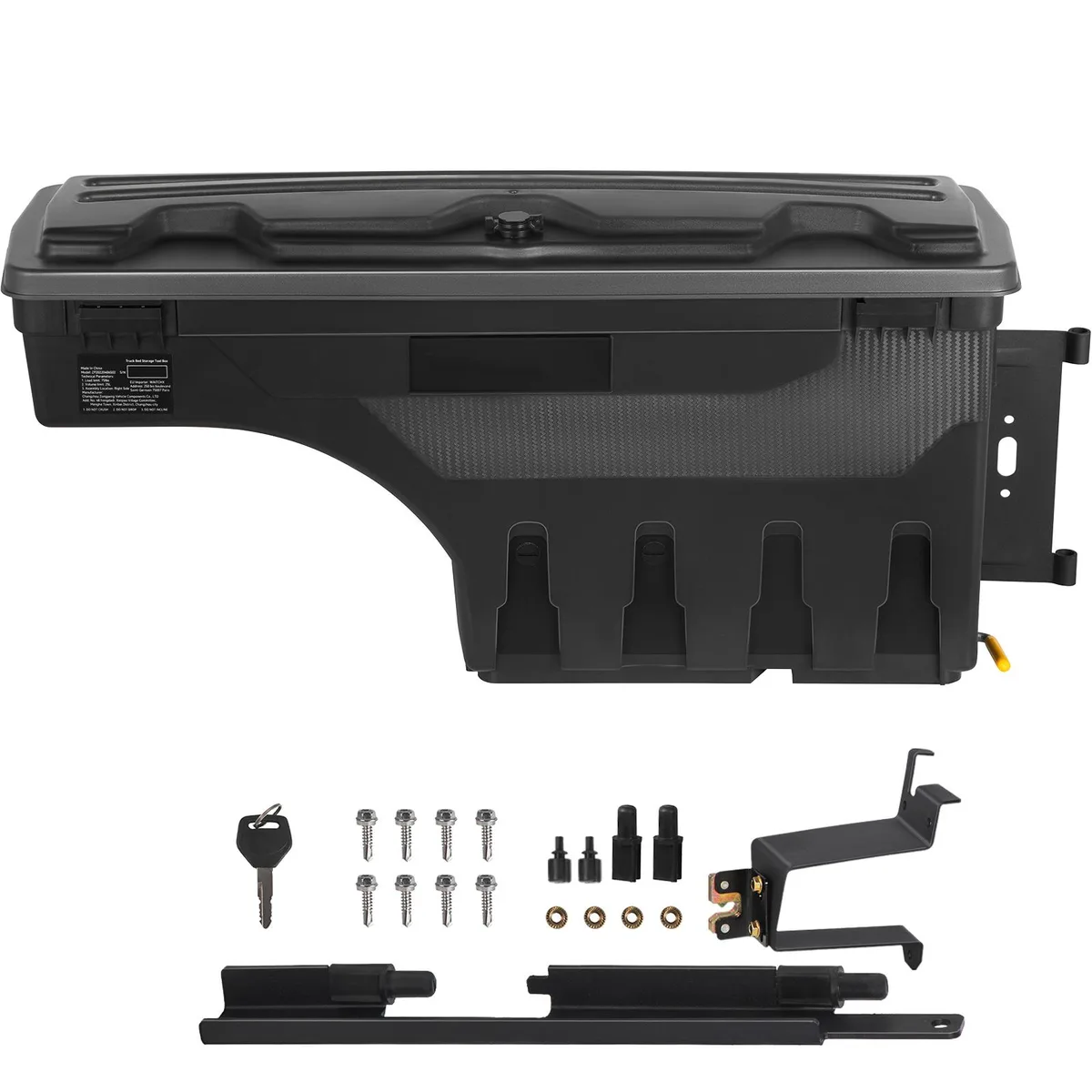 VEVOR VEVOR Truck Bed Storage Box 6.6 Gal Passenger Side Black — product photo