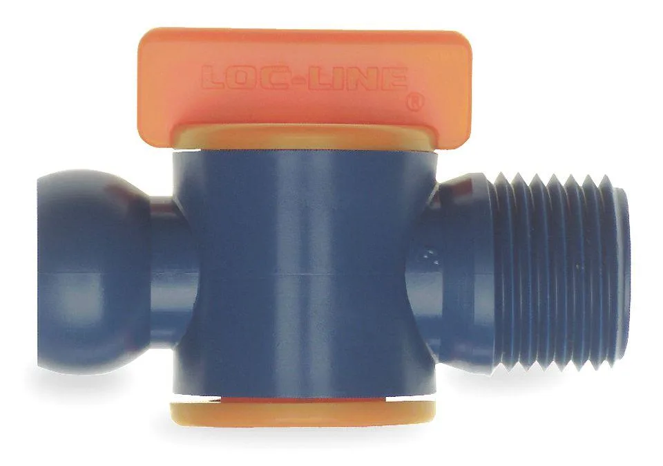 Loc-Line Loc-Line 32092 Male NPT Valve 1/2 in PK2 trap — product photo