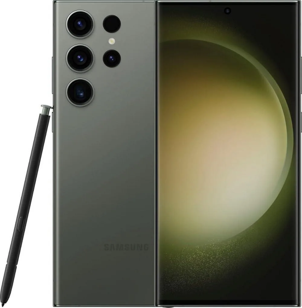 SAMSUNG SAMSUNG Galaxy S23 Ultra 256GB 12GB RAM Phantom Black Green 512GB cell phones - unlocked — product photo