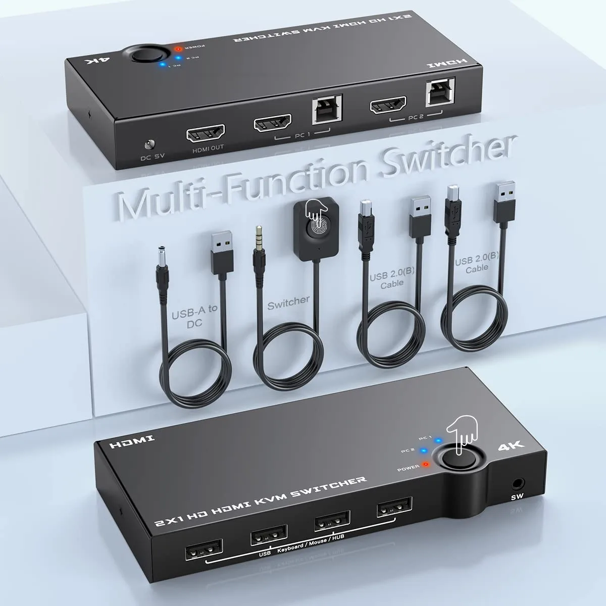 SMA SMA 4K 30Hz HDMI KVM Switch 2 Port — product photo