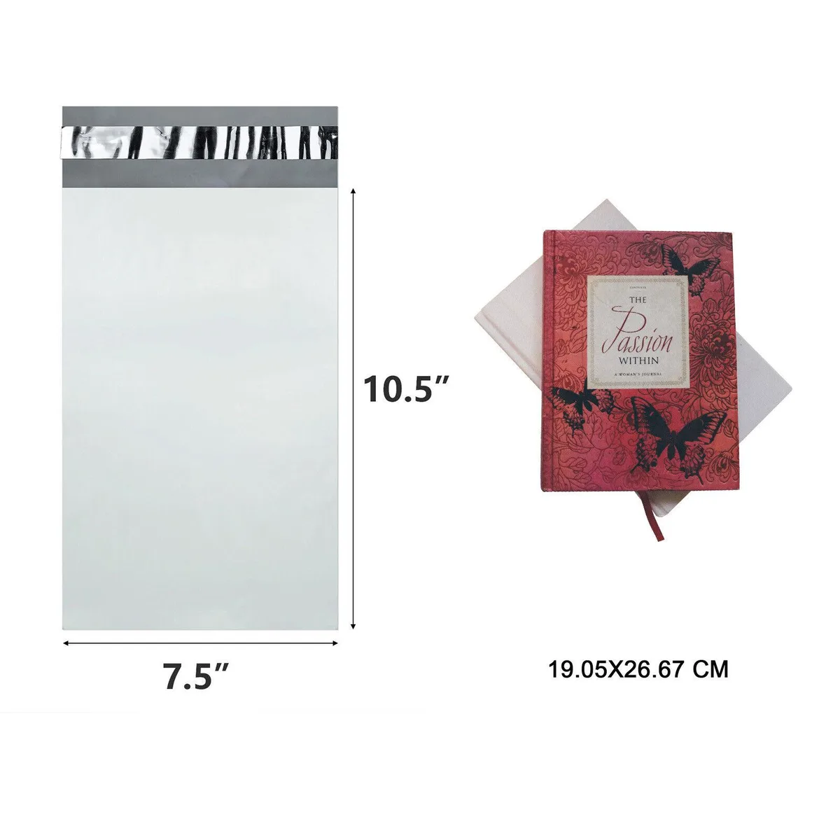 Autolizer Autolizer White Poly Mailers 7.5" x 10.5" 100 Pack — product photo