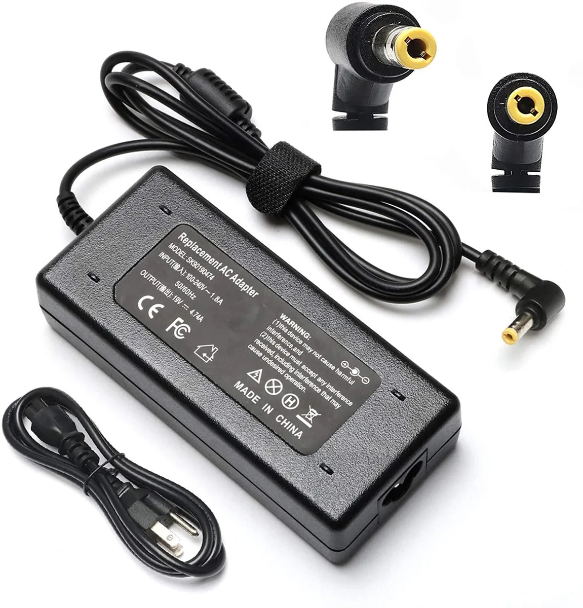 myVolts myVolts 90W 19V 4.74A AC Adapter 5.5×2.5mm — product photo