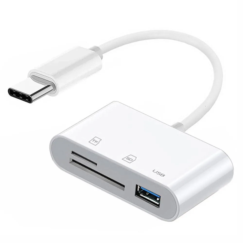 LORDWORLD LORDWORLD USB 2.0 Type-C to SD/Micro SD Card Reader Adapter 480Mbps — product photo