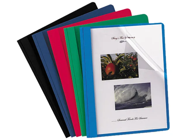 TOPS TOPS 55813 Educational Supply Clear Front Report Cover 8.5 x 11 .5" Capacity 25/Box — product photo