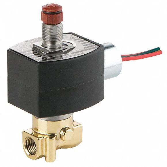 Red Hat Red Hat EF8314H301 12V DC 3-Way 2-Position Solenoid Valve 1/4 in — product photo