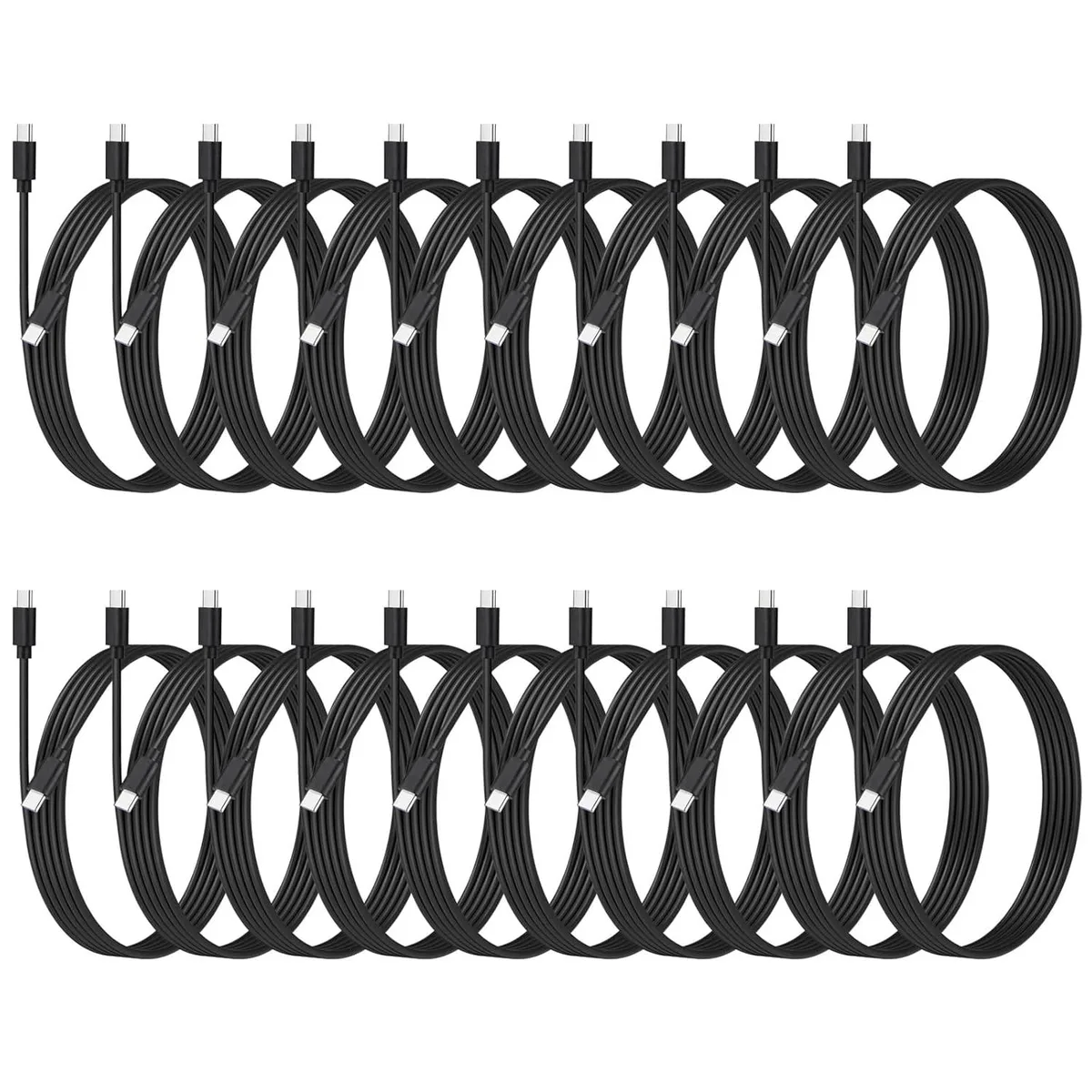 miqpower miqpower 20-Pack USB-C to Type-C Cable 48W PD 3.3ft — product photo