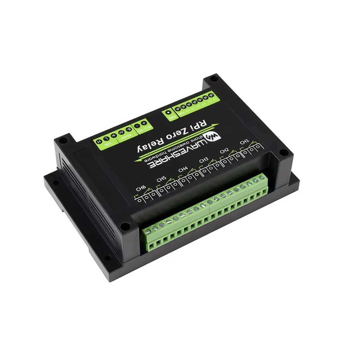 LORDWORLD LORDWORLD 6-Channel Relay Module RS485 CAN Bus ABS Case development board — product photo