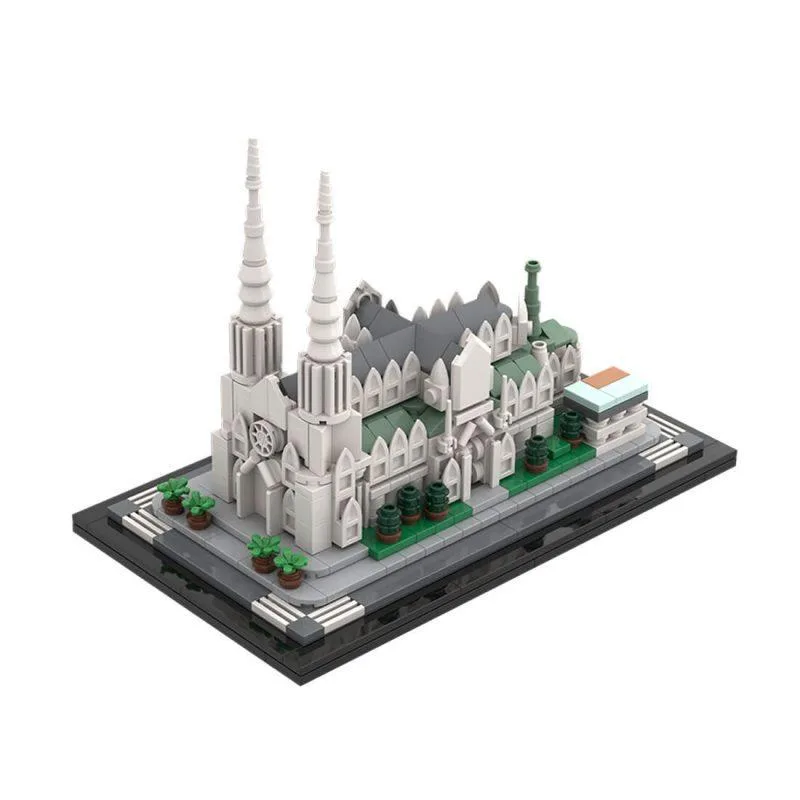 ZITIANYOUBUILD ZITIANYOUBUILD MOC-212962 1/800 St. Patricks Cathedral 580PCS Building Blocks Set — product photo