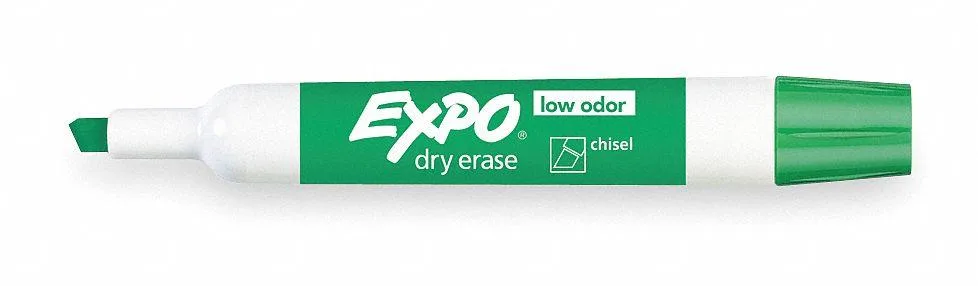 EXPO EXPO 80004 Low Odor Dry Erase Marker Chisel Green — product photo