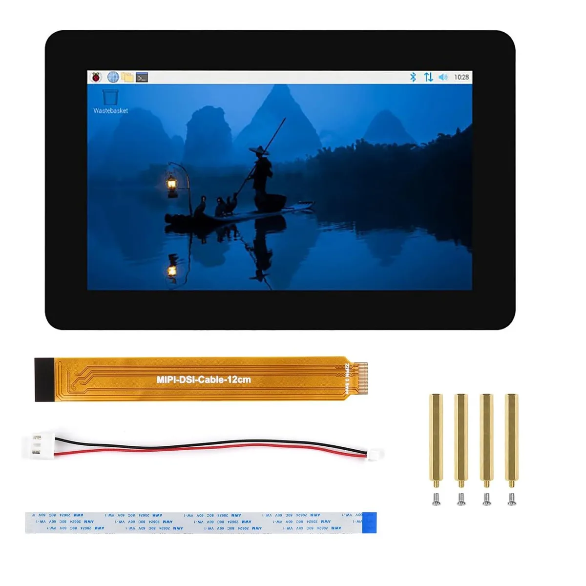 LORDWORLD LORDWORLD 7" DSI Touch Display 1280x720 IPS 10-Point Anti-Fingerprint Optical Bonding — product photo