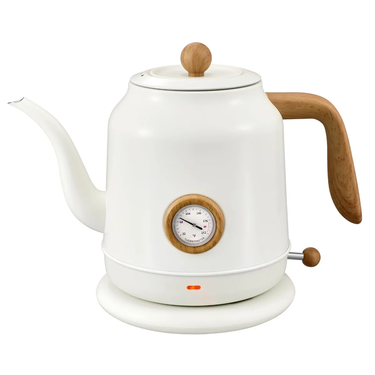 Ulcreigo UHK3-SA02B-WH 1.2L Electric Gooseneck Kettle — product photo