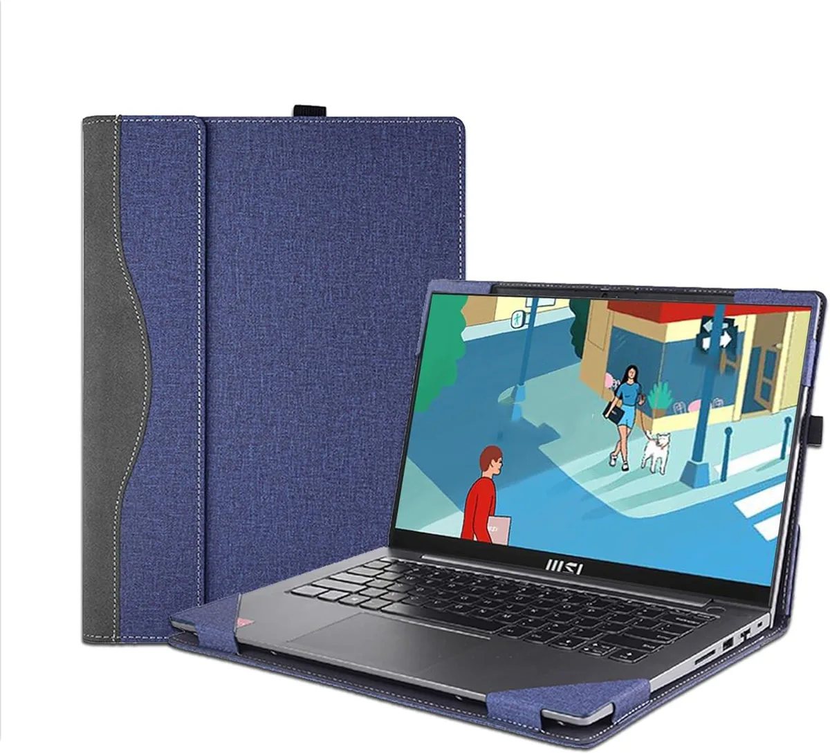 BONAEVER BONAEVER Hard Case for MSI Modern 14 C13M C12M C11M C7M C5M Blue — product photo