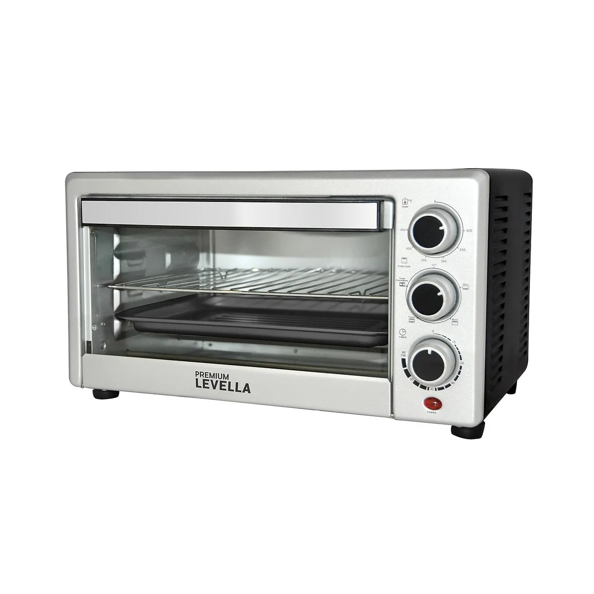 Precision Trading Corp Precision Trading Corp Premium Levella 0.7 Cubic Foot 6-Slice Toaster Oven Silver — product photo