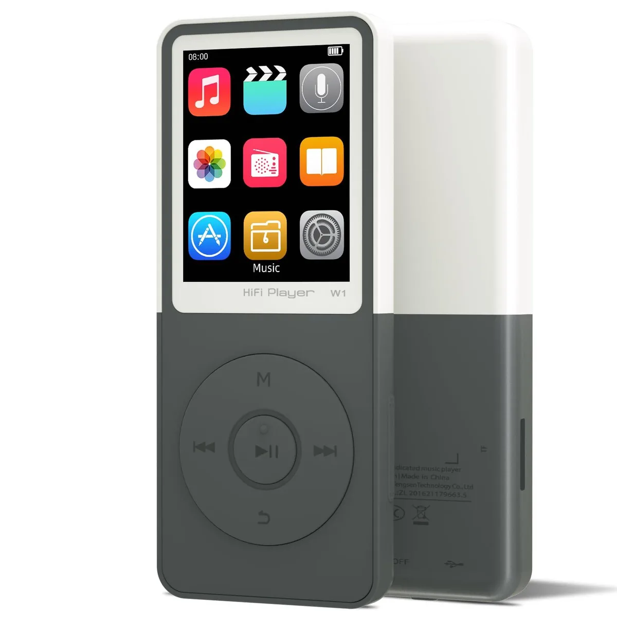 GOPOSOO MP3 Player 32 GB Grey 1.8″ — product photo