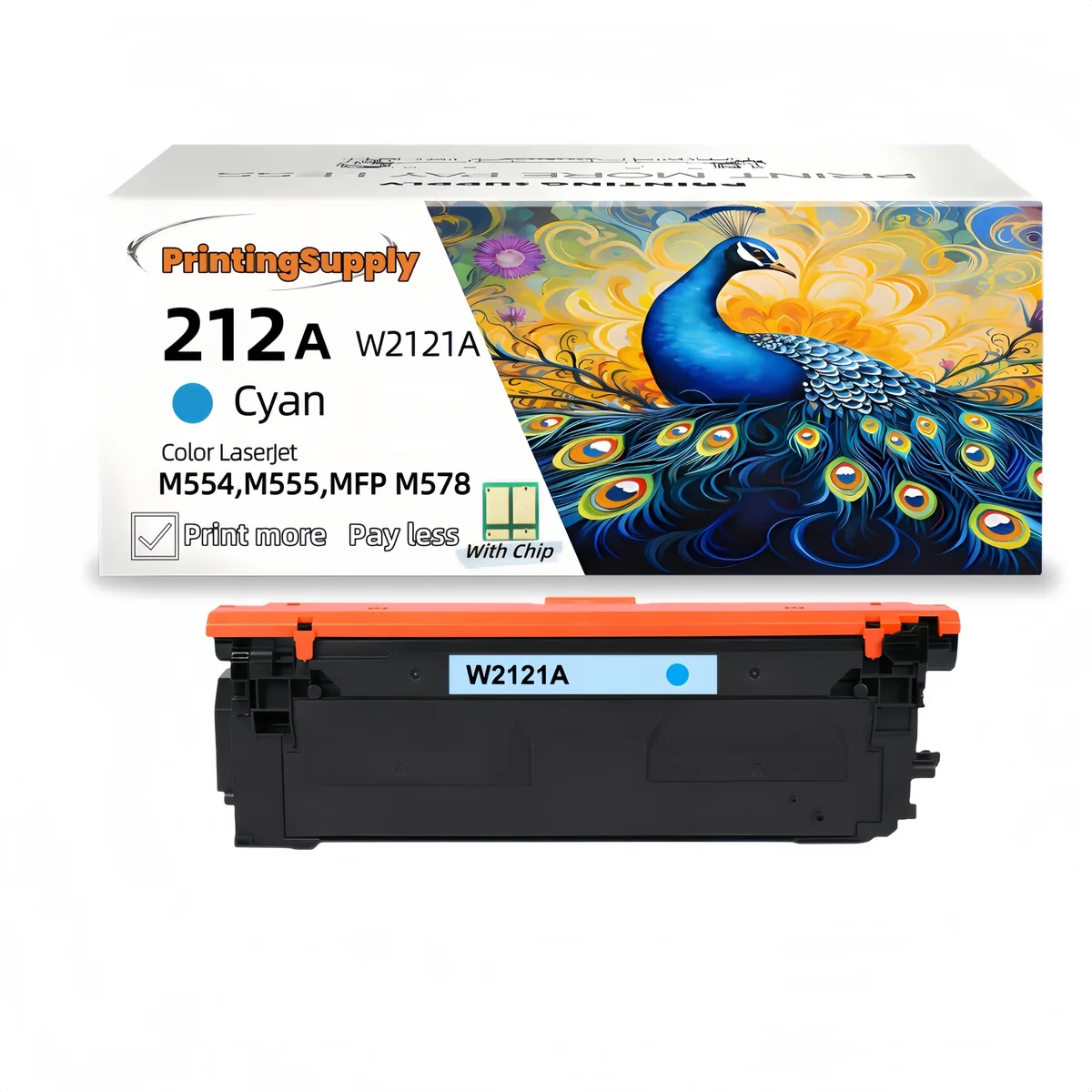Aster Graphics Inc Aster Graphics Inc 212A W2121A Cyan Compatible Toner Cartridge — product photo