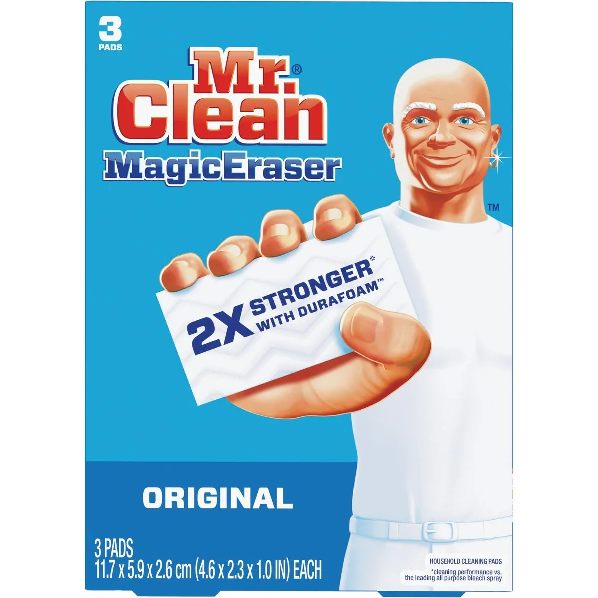 Procter &amp; Gamble Procter &amp; Gamble 37000790082 Magic Eraser Original Cleansing Pad 3-Count cleaning — product photo