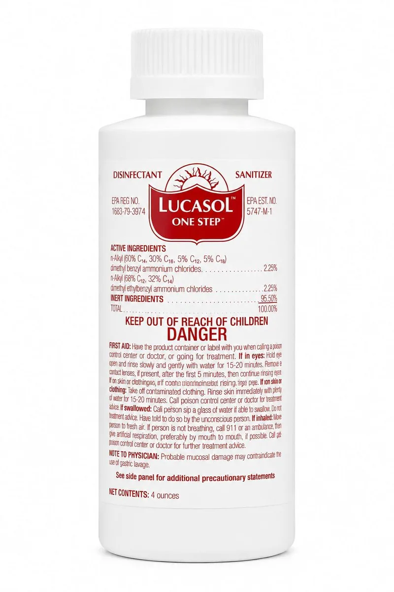 No Sew No Sew 5534486 Lucasol One Step Hospital Grade Disinfectant Cleaner — product photo