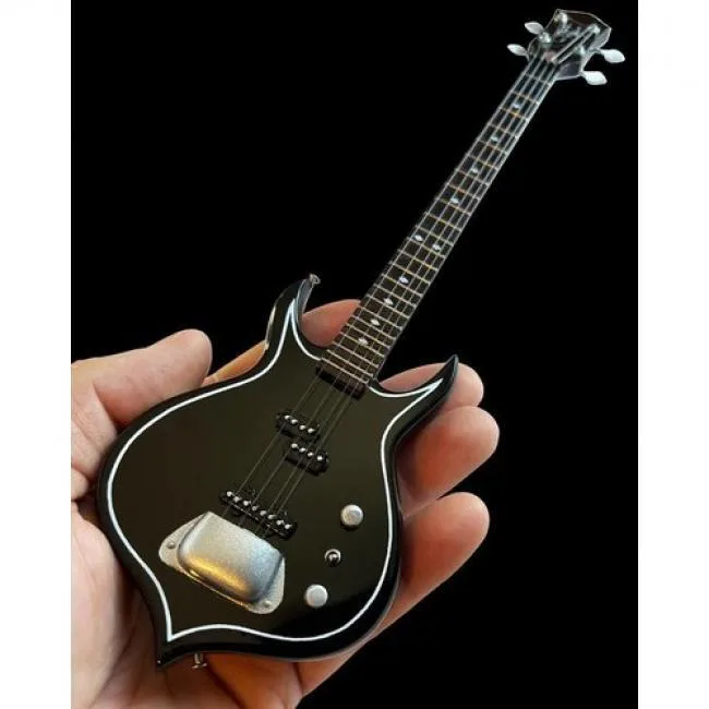 Axe Heaven Axe Heaven GS-333 Gene Simmons Kiss Punisher 10 Inch Miniature Bass Guitar Replica Hobby Collectible — product photo