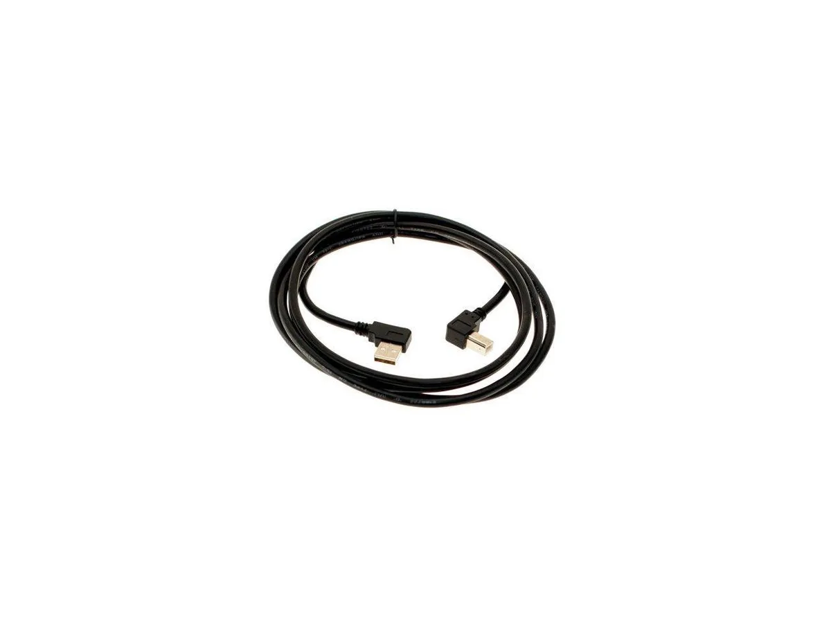 sakose sakose UC-ARBR1B USB 2.0 cable A right-angle to B right-angle 3ft black — product photo