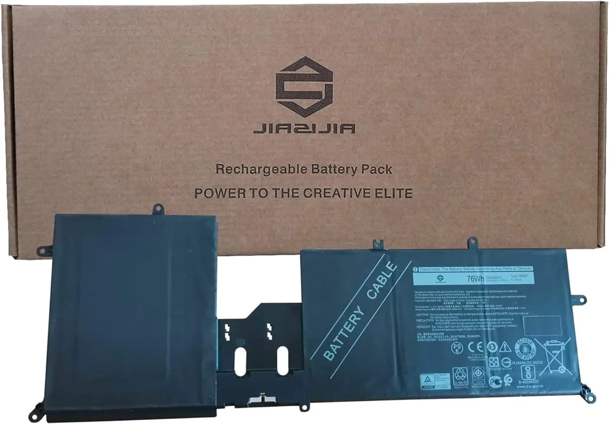 NShi NShi Y9M6F laptop battery 11.4V 76Wh 6334mAh black — product photo