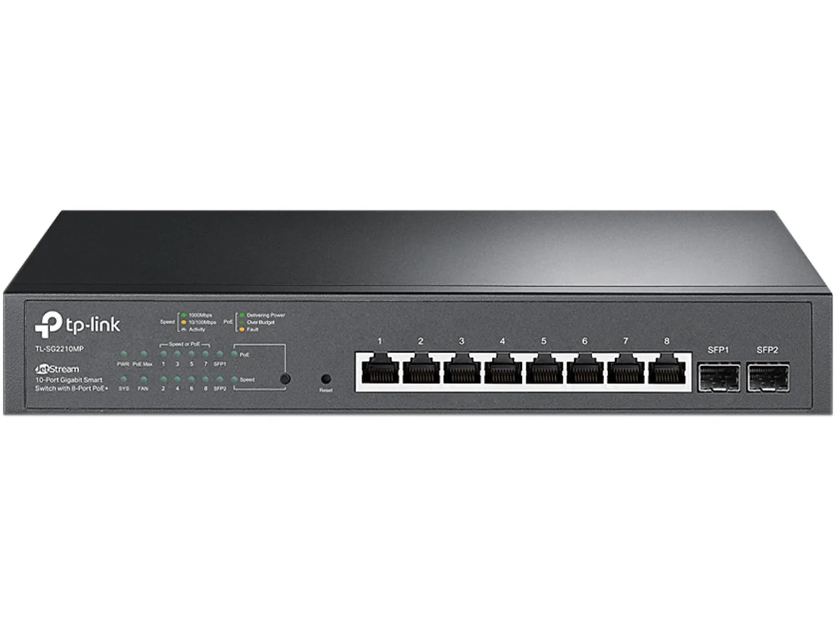 TP-Link TP-Link TL-SG2210MP 10 Port Gigabit Smart Managed PoE+ Switch — product photo