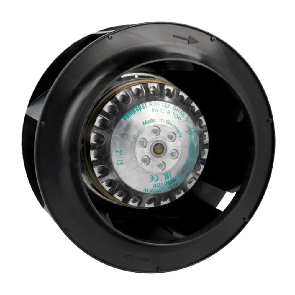 Fans Fans R2E133-BH66-14 230V 25W 133mm centrifugal fan — product photo