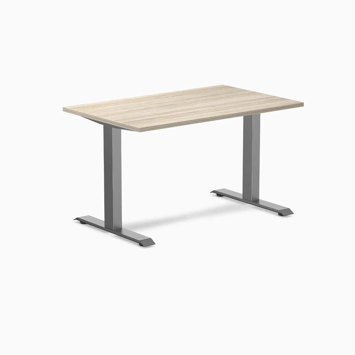 Desky Desky Zero Laminate Office Desk Classic Oak 47.2x29.5in Space Gray — product photo