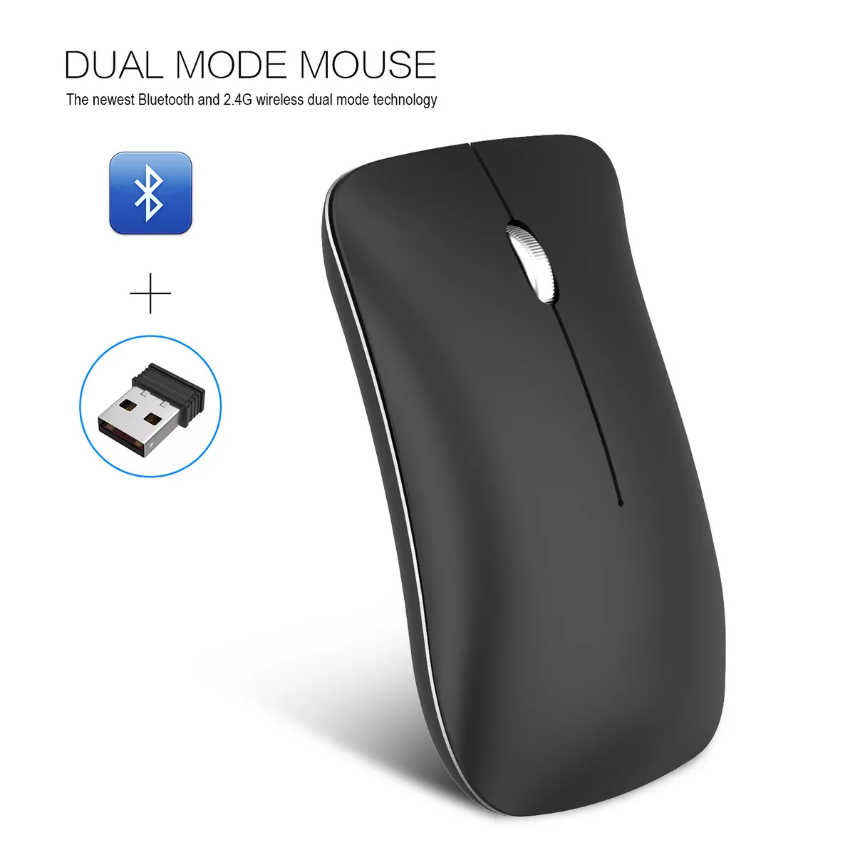 LUOM LUOM HXSJ/T23 gaming mouse 1600 DPI dual mode 400mAh black — product photo