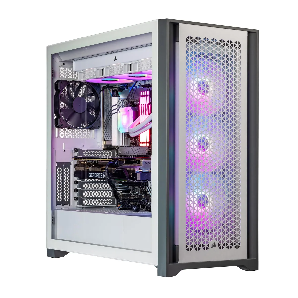 Velztorm Velztorm White Aciex i9-14900K RTX 3050 64GB DDR5 4TB gaming PC — product photo
