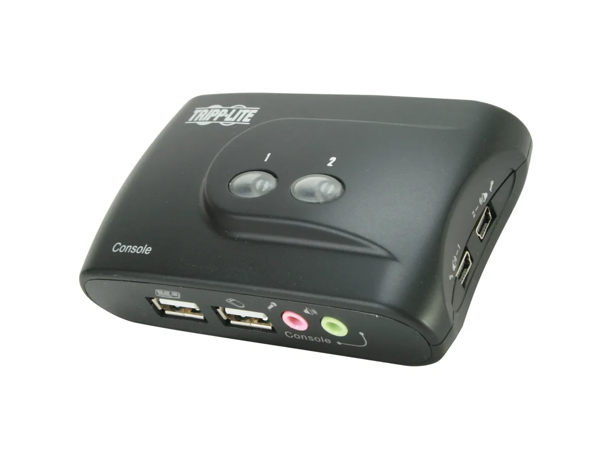 Tripp Lite Tripp Lite B004-VUA2-K-R 2-Port USB KVM Switch with Audio — product photo