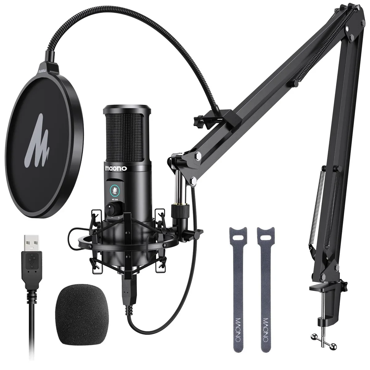 Maono AU-PM421 USB Microphone Kit — product photo