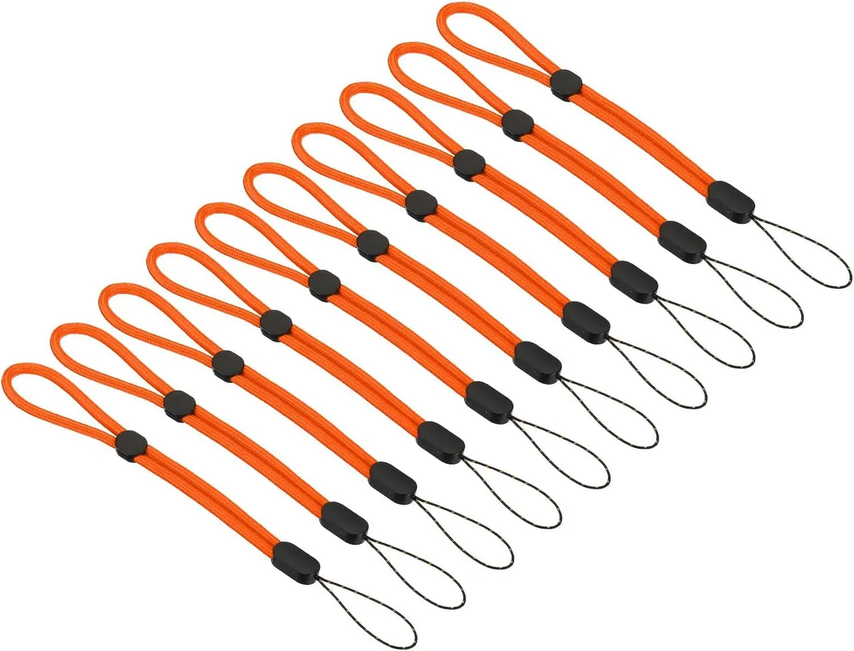 MCHOSE MCHOSE Wrist Strap Lanyards 20 Pcs Orange 200mm — product photo