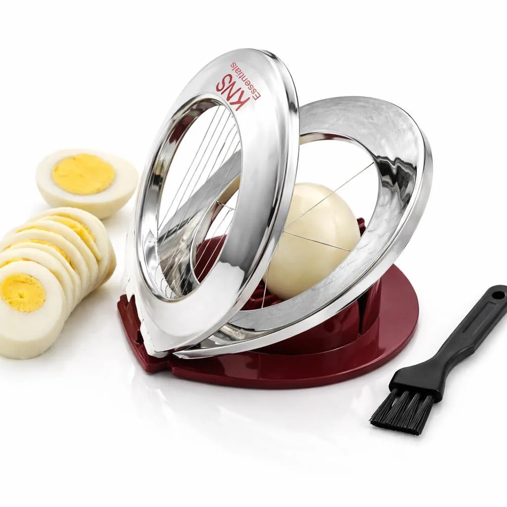 KNS ESSENTIALS KNS-EG-001 Egg Slicer & Cutter 8.46 x 3.74 x 1.75 in 0.24 lb — product photo